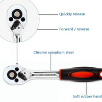 Hardware Tools- 46 in 1 Multi Purpose Combination Socket Tool Kit